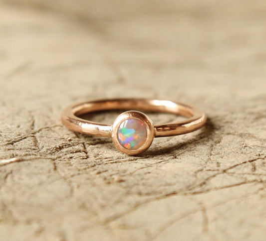 unicorn disco opal ring