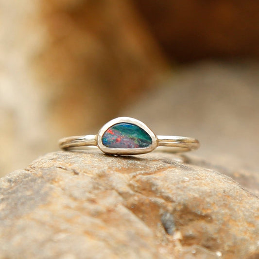 Opal Ring in Sterling Silver | K1/2