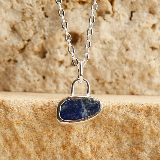 gorgeous lapis lazuli necklace handmade gemstone jewellery