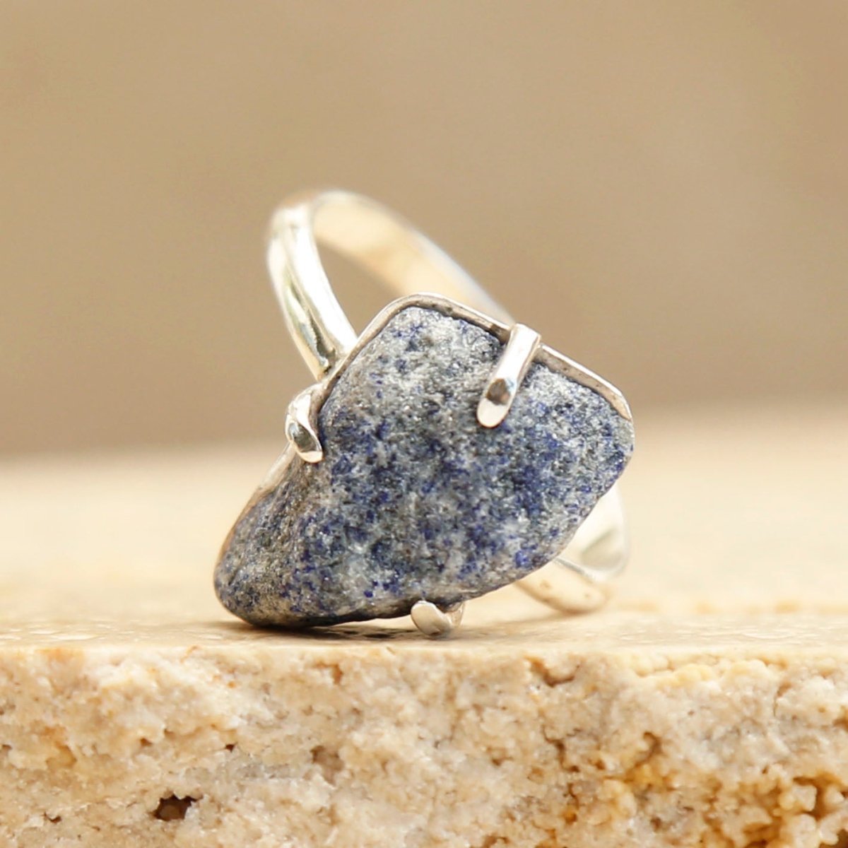 Lapis Lazuli Ring at The Fossick - Handmade Gemstone Jewellery Rings