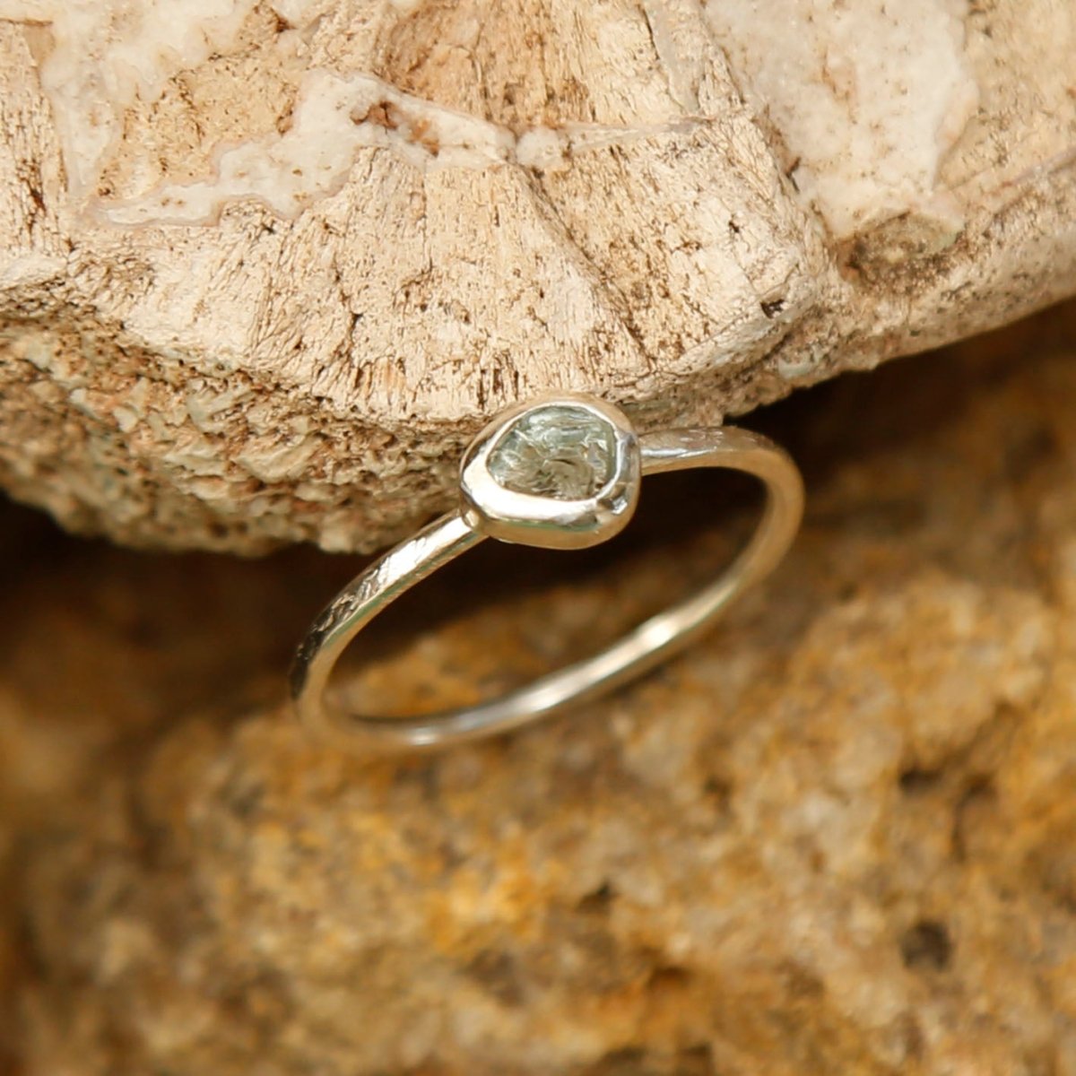 aquamarine ring small